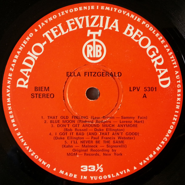 Ella Fitzgerald - Ella Fitzgerald (LP, Comp, RE)