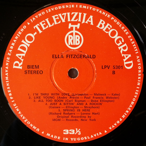 Ella Fitzgerald - Ella Fitzgerald (LP, Comp, RE)