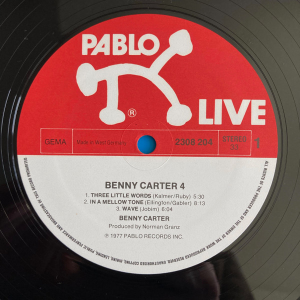 Benny Carter 4 - Montreux '77 (LP, Album)