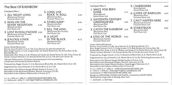 Rainbow - The Best Of Rainbow (2xCD, Comp, RE)