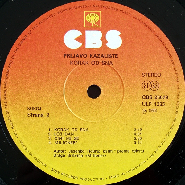 Prljavo Kazalište - Korak Od Sna (LP, Album)