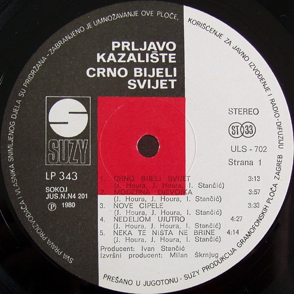 Prljavo Kazalište - Crno Bijeli Svijet (LP, Album)