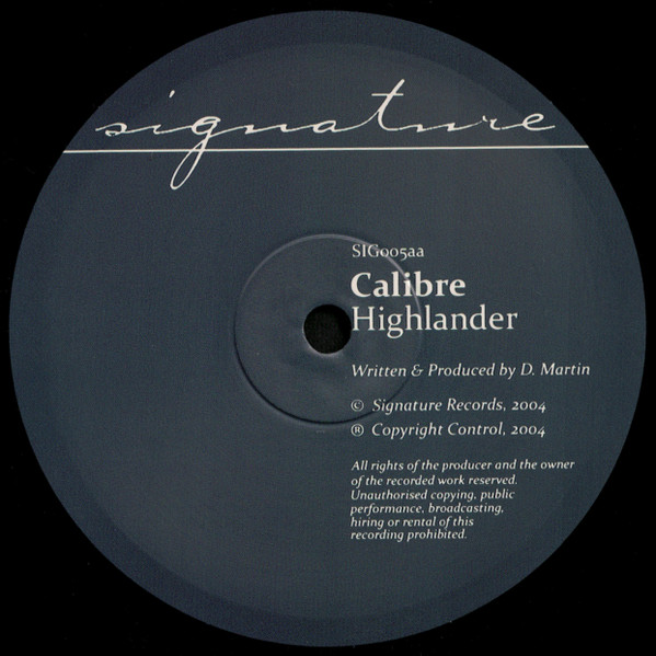 Calibre - Mr. Maverick / Highlander (12