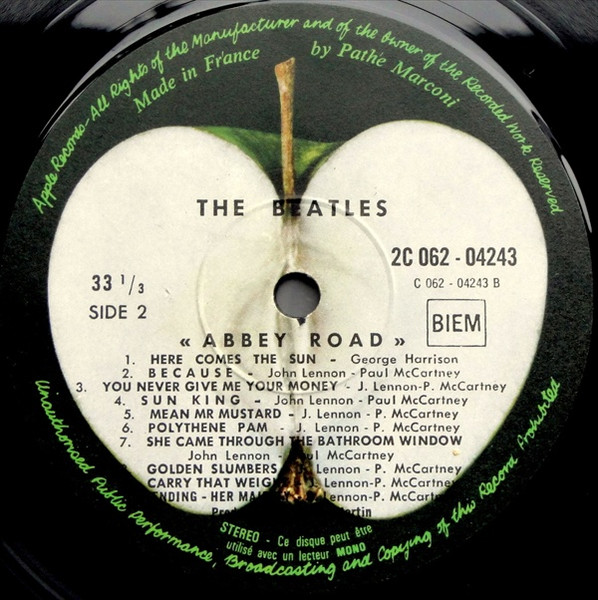 The Beatles - Abbey Road (LP, Album, RP)