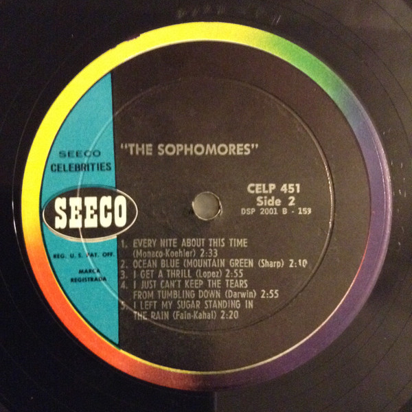 The Sophomores - The Sophomores  (LP, Album, Mono)