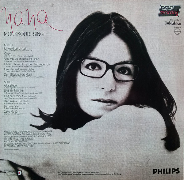 Nana Mouskouri - Nana (LP, Club)
