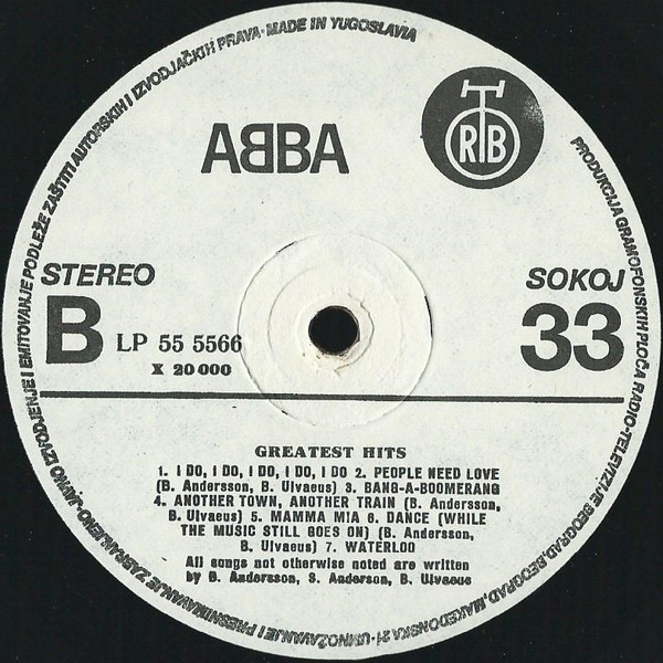 ABBA - Greatest Hits (LP, Comp, RE, RP)