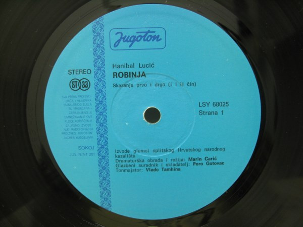 Hanibal LuciÄ‡ - Robinja (LP, Album)