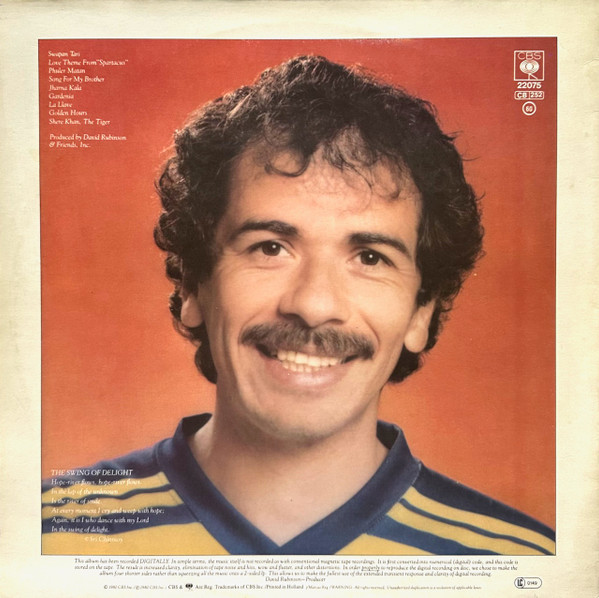 Devadip Carlos Santana* - The Swing Of Delight (2xLP, Album, Gat)