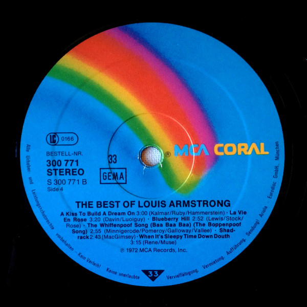 Louis Armstrong - The Best Of Louis Armstrong (2xLP, Comp, RE)