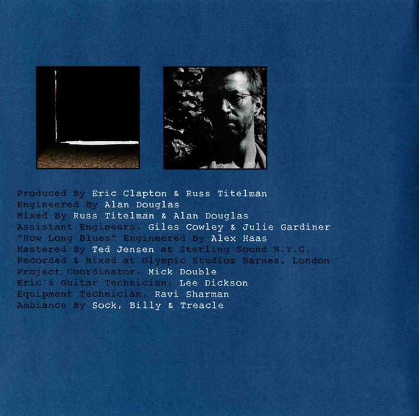 Eric Clapton - From The Cradle (CD, Album, RP)