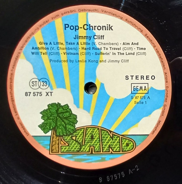 Jimmy Cliff - Pop Chronik (2xLP, Comp)