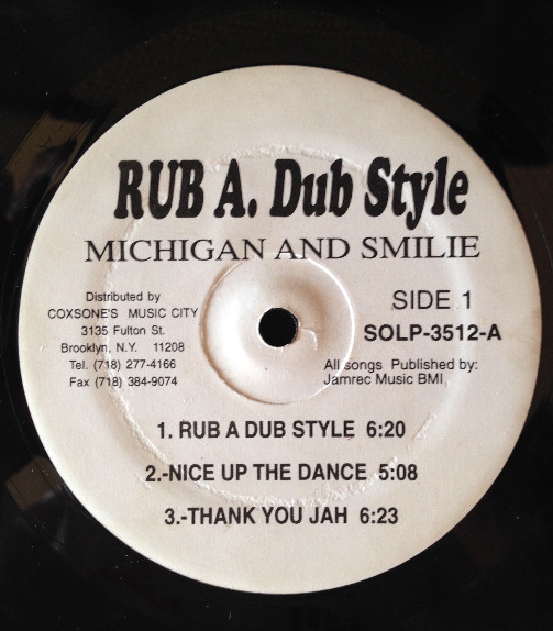 General Smilie & Papa Michigan* - Rub-A-Dub Style (LP, Album, RP)