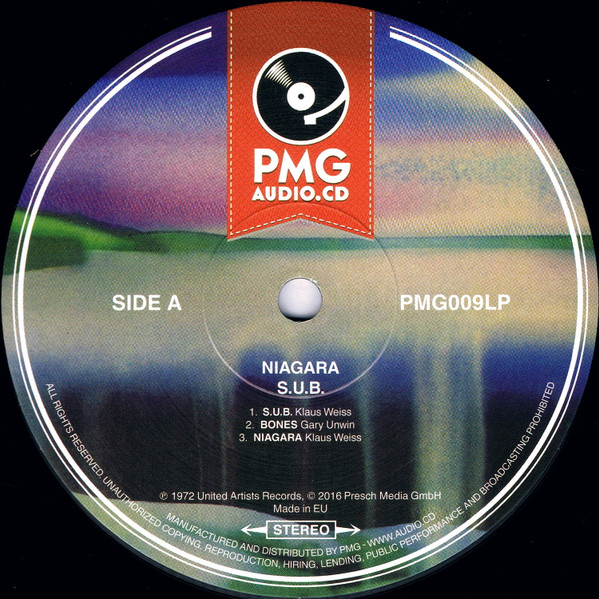 Niagara - S.U.B. (LP, Album, RE)
