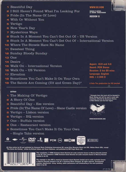 U2 - U218 Videos (DVD-V, Comp, PAL)