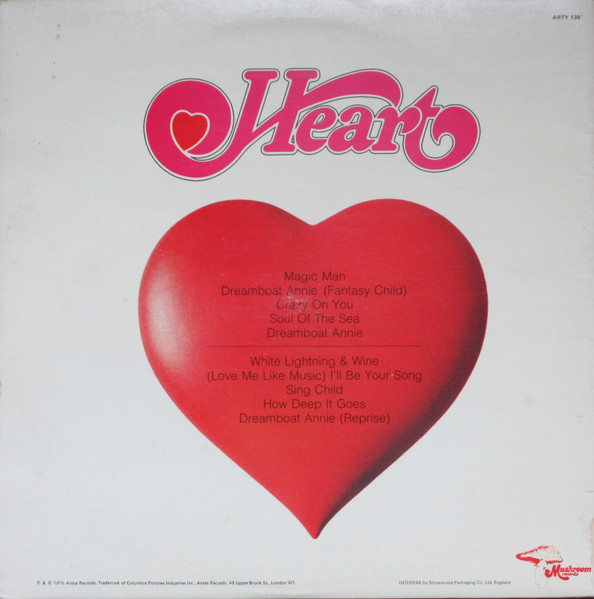 Heart - Dreamboat Annie (LP, Album, Gat)