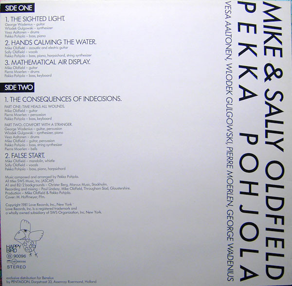Mike* & Sally Oldfield, Pekka Pohjola - Mike & Sally Oldfield, Pekka Pohjola (LP, Album, RE)