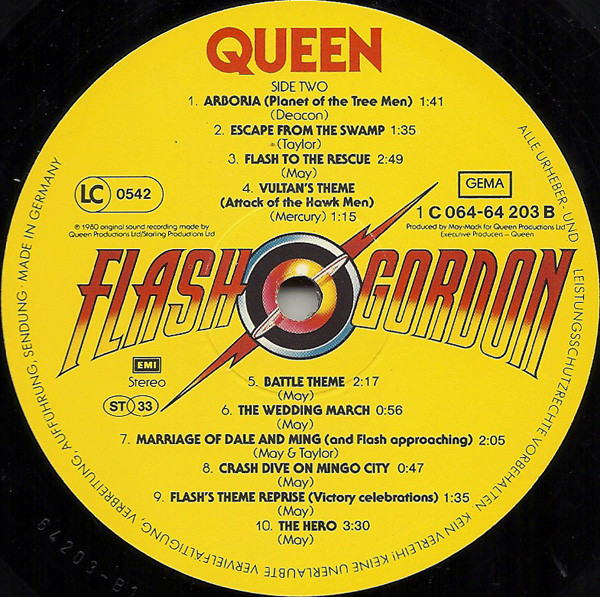 Queen - Flash Gordon (Original Soundtrack Music) (LP, Album)