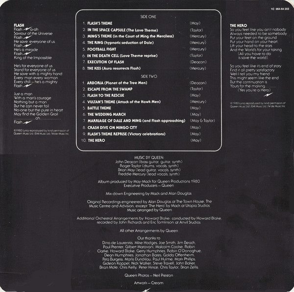 Queen - Flash Gordon (Original Soundtrack Music) (LP, Album)