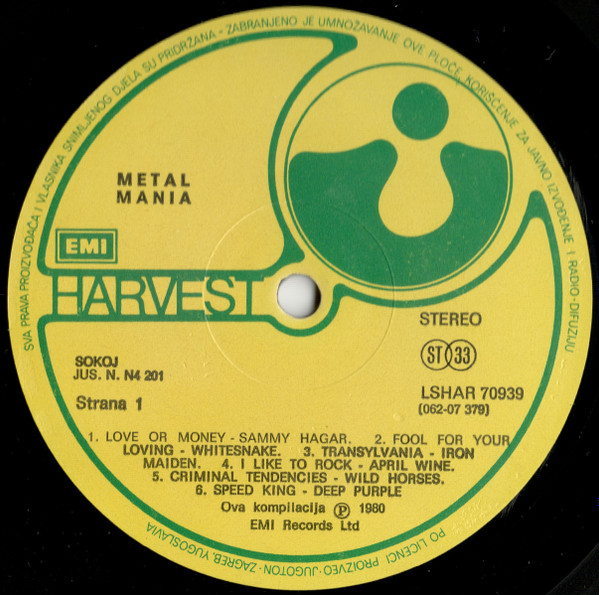 Various - Metalmania (LP, Comp)