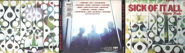 Sick Of It All - Yours Truly (CD, Album, Dig)
