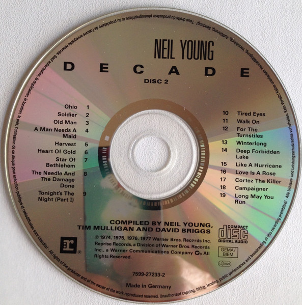 Neil Young - Decade (2xCD, Comp, RE)