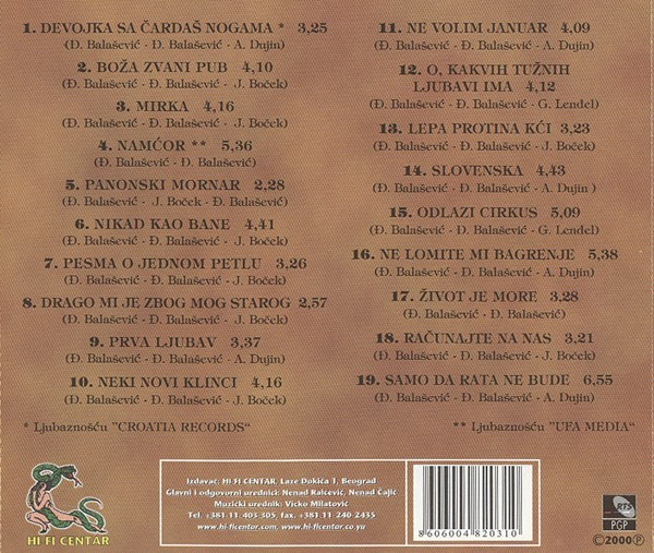 Balašević* - Portret 2 (CD, Comp)