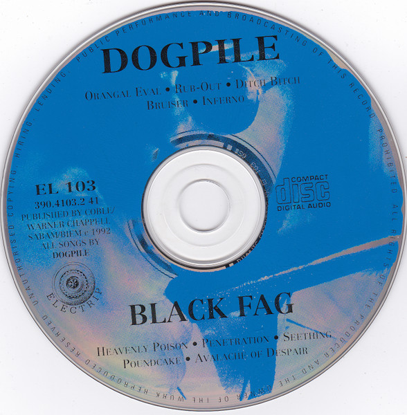 Dogpile - Black Fag (CD, Album)