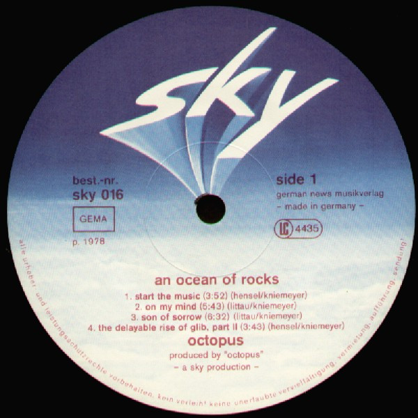 Octopus (3) - An Ocean Of Rocks (LP, Album)