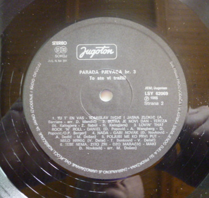 Various - Parada Pjevača Br.3 - To Ste Vi Tražili (LP, Comp)