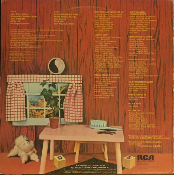 Harry Nilsson - Pussy Cats (LP, Album, Gat)