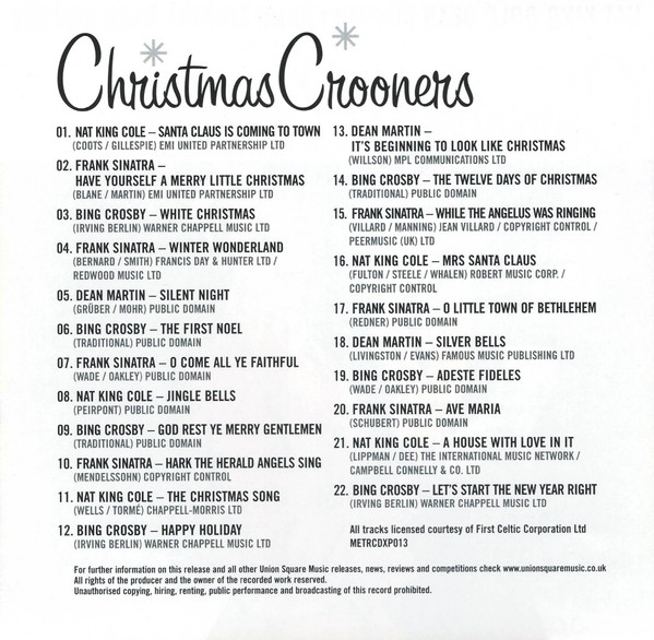 Various - Christmas Crooners (CD, Comp, O-C)