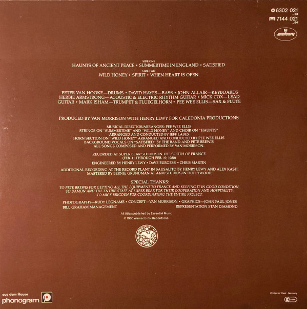 Van Morrison - Common One (LP, Album)