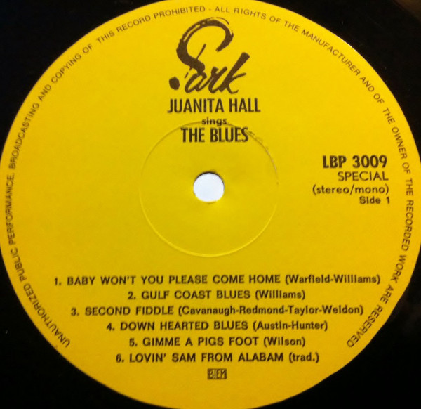 Juanita Hall - Juanita Sings The Blues (LP, Album)