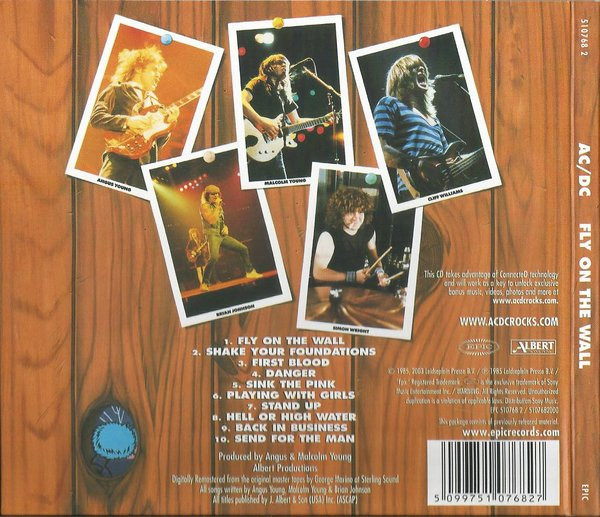 AC/DC - Fly On The Wall (CD, Album, Enh, RE, RM, Dig)