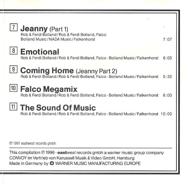 Falco - The Remix-Album (CD, Album)