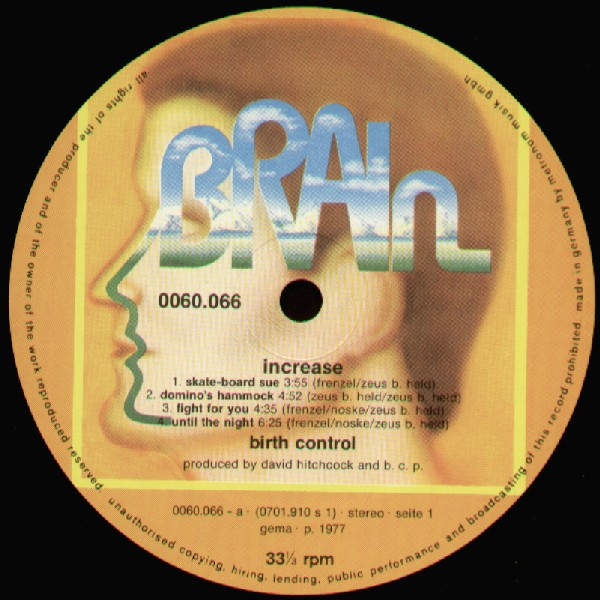 Birth Control - Increase (LP, Album)