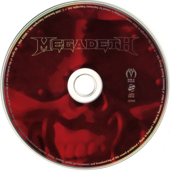 Megadeth - The World Needs A Hero (CD, Album)