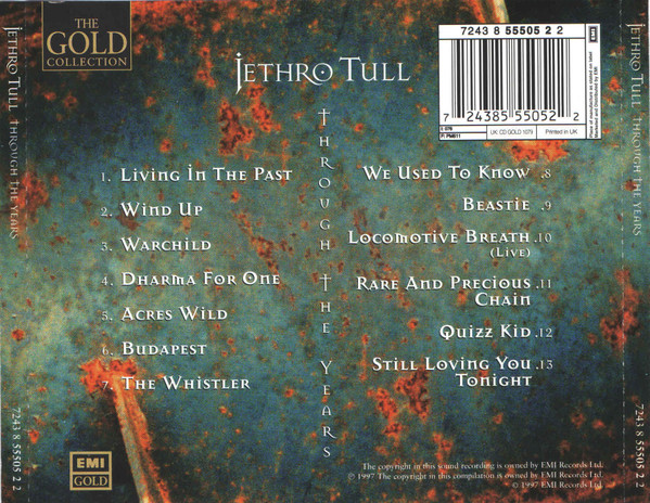 Jethro Tull - Through The Years (CD, Comp)