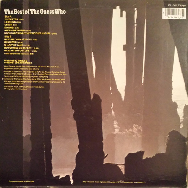 The Guess Who - The Best Of The Guess Who (LP, Comp, RE, Ind)