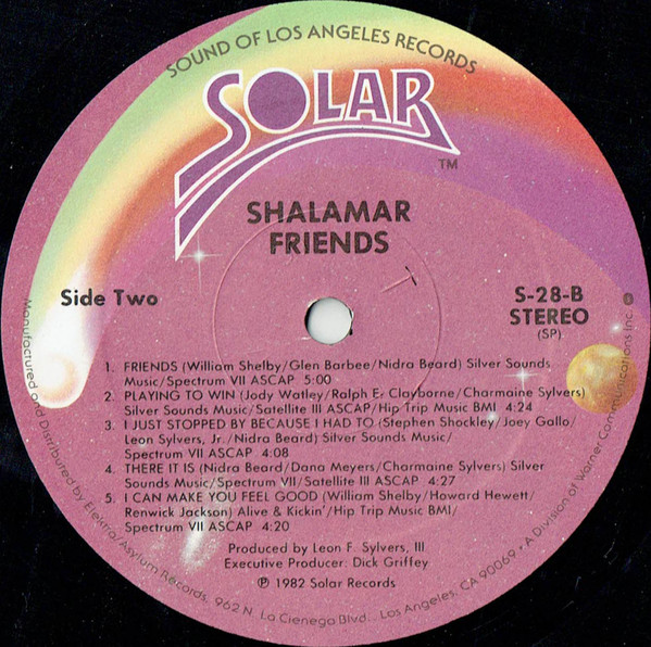Shalamar - Friends (LP, Album, Spe)