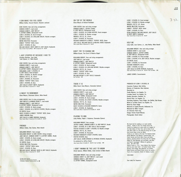 Shalamar - Friends (LP, Album, Spe)