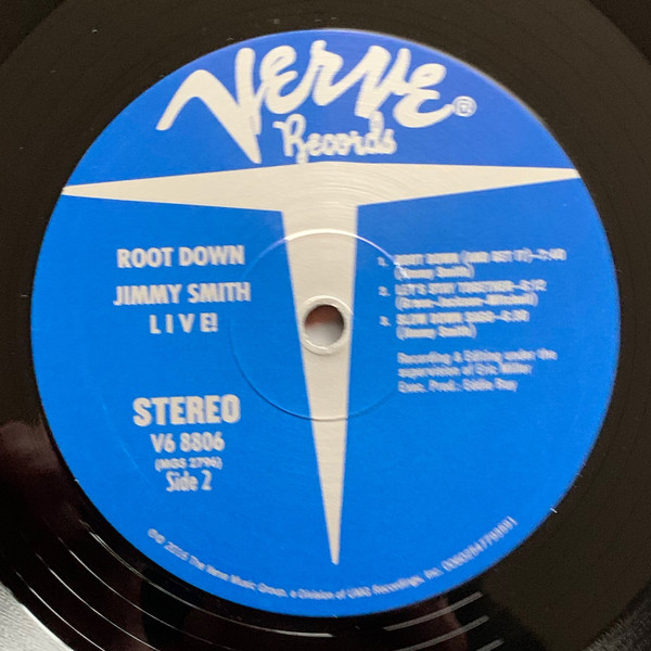 Jimmy Smith - Root Down - Jimmy Smith Live! (LP, Album, RE, 180)