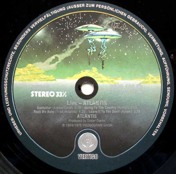 Atlantis (12) - Live (2xLP, Album)