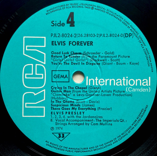 Elvis* - Elvis Forever (32 Hits And The Story Of A King) (2xLP, Comp, Gat)