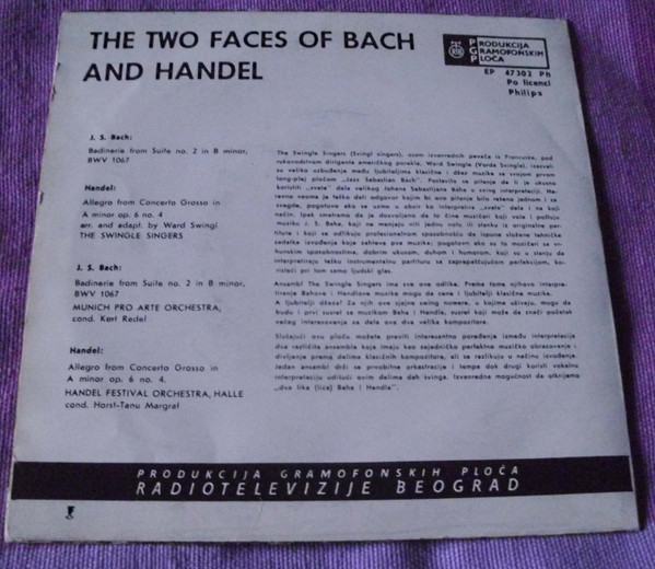 Various - The Two Faces Of Bach And Handel (7