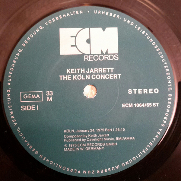 Keith Jarrett - The KÃ¶ln Concert (2xLP, Album)
