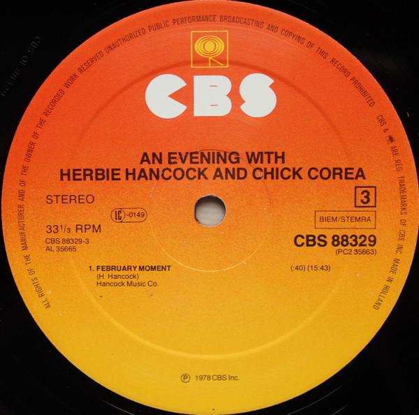 Herbie Hancock & Chick Corea - An Evening With Herbie Hancock & Chick Corea In Concert (2xLP, Album, Gat)