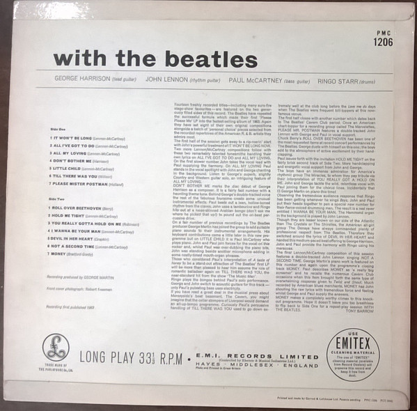 The Beatles - With The Beatles (LP, Album, Mono, 'Do)
