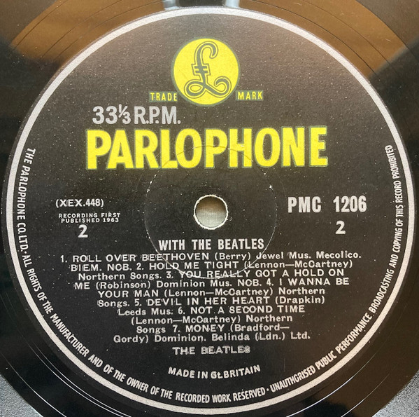 The Beatles - With The Beatles (LP, Album, Mono, 'Do)